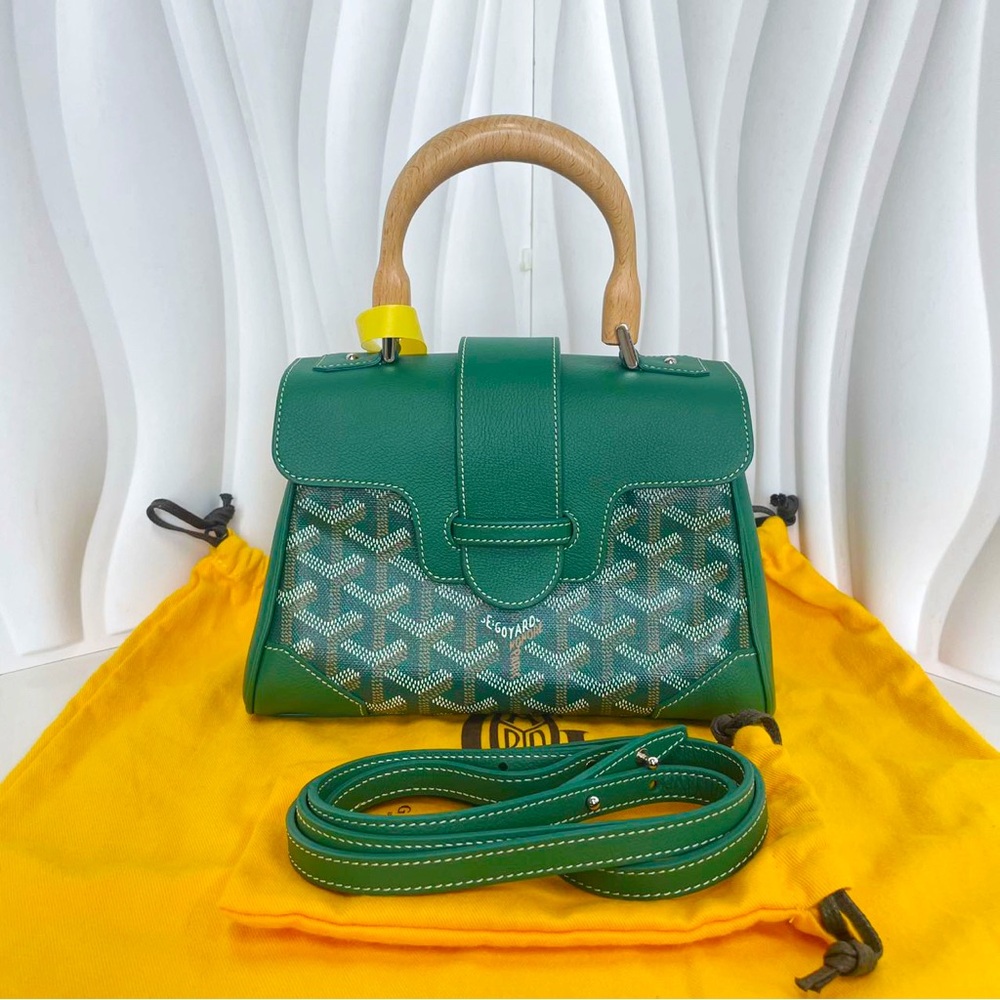 Goyard Shoulder Bag Saigon Mini in Green